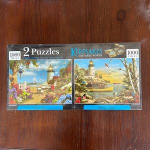 Puzzle set, 1000 pieces